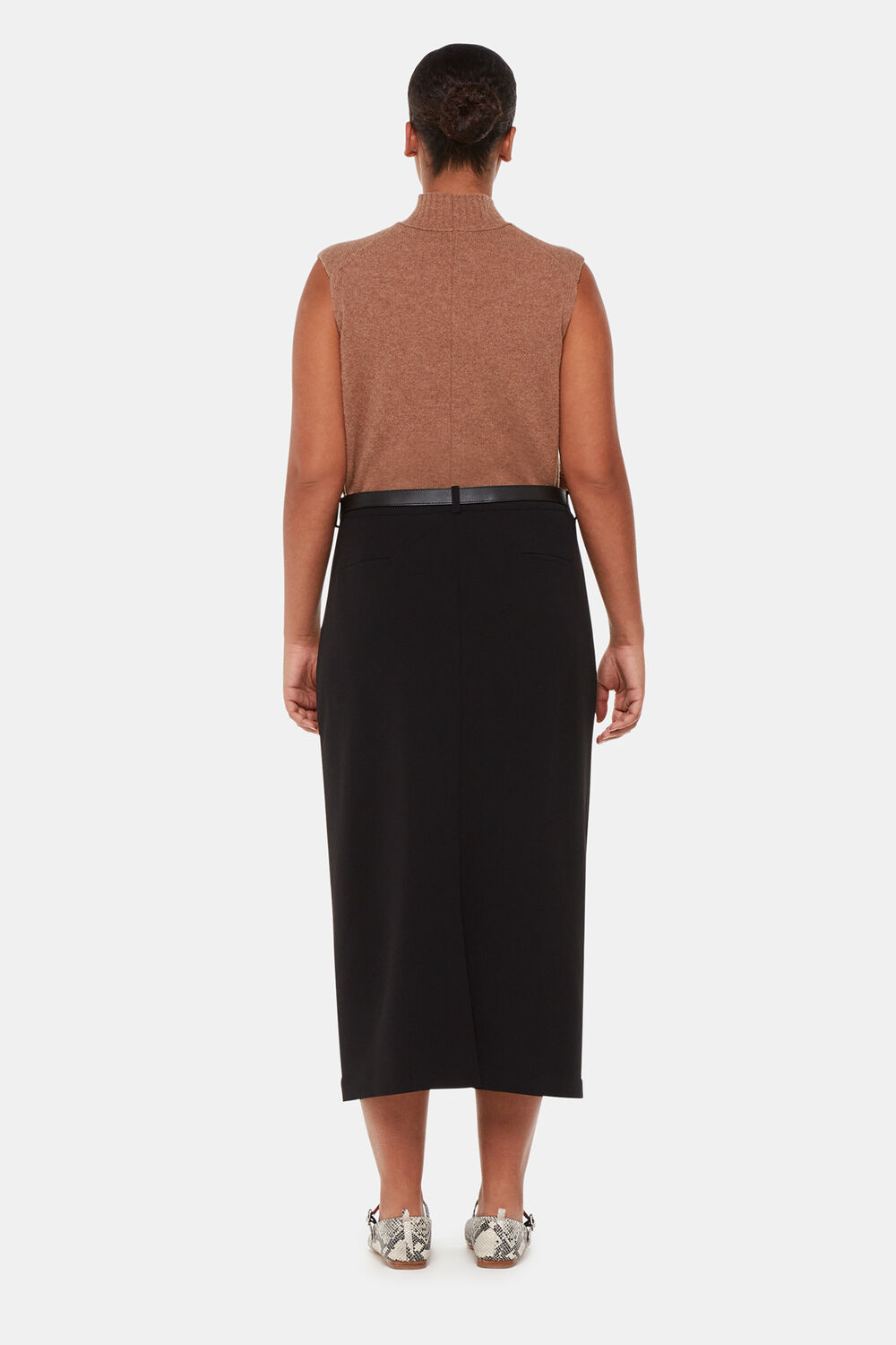 Abigail Tailored Midi Skirt